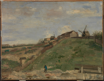  Vincent van Gogh, De heuvel van Montmartre met steengroeve